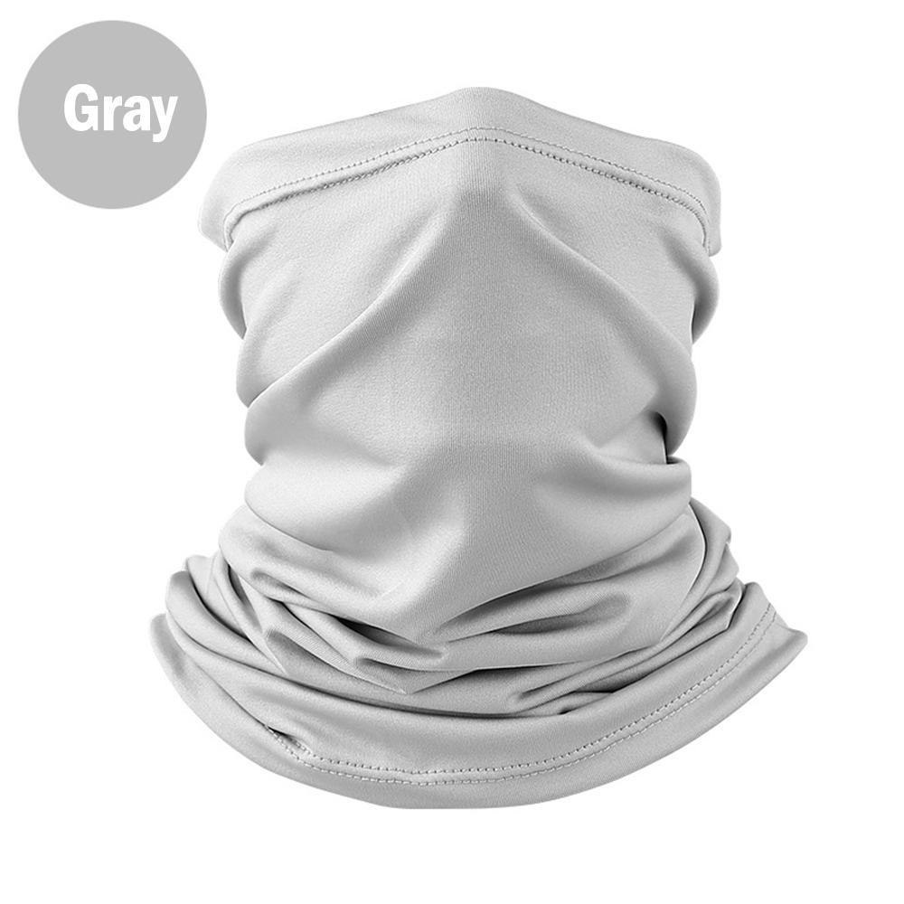 UV Protection Ice Silk Face Cover Neck Tube Outdoor Use Active Bandana Scarf Breathable Hiking Scarf Neck Gaiter Bandana