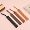 Elegant Leather Bookmark Clip - Portable, Exquisite Page Marker for Home & Office