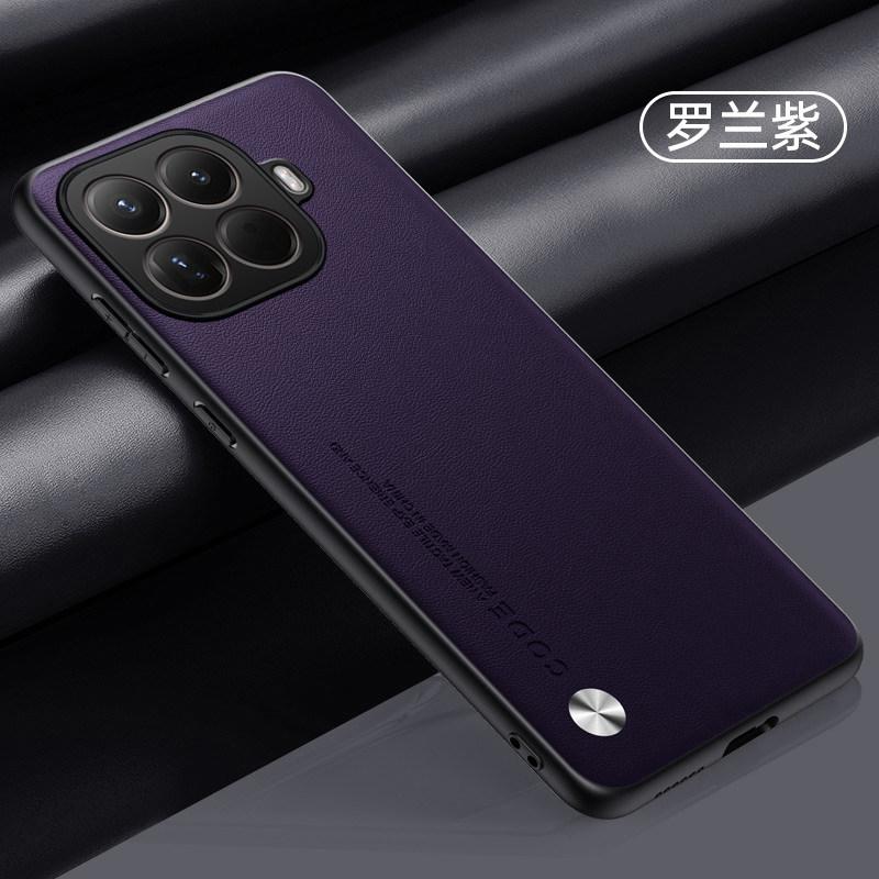 For Xiaomi 17T Pro Case Simple PU Vegan Leather Silicone Phone Cover For Mi 17T Shell New Model Non-Slip Shockproof Bumper