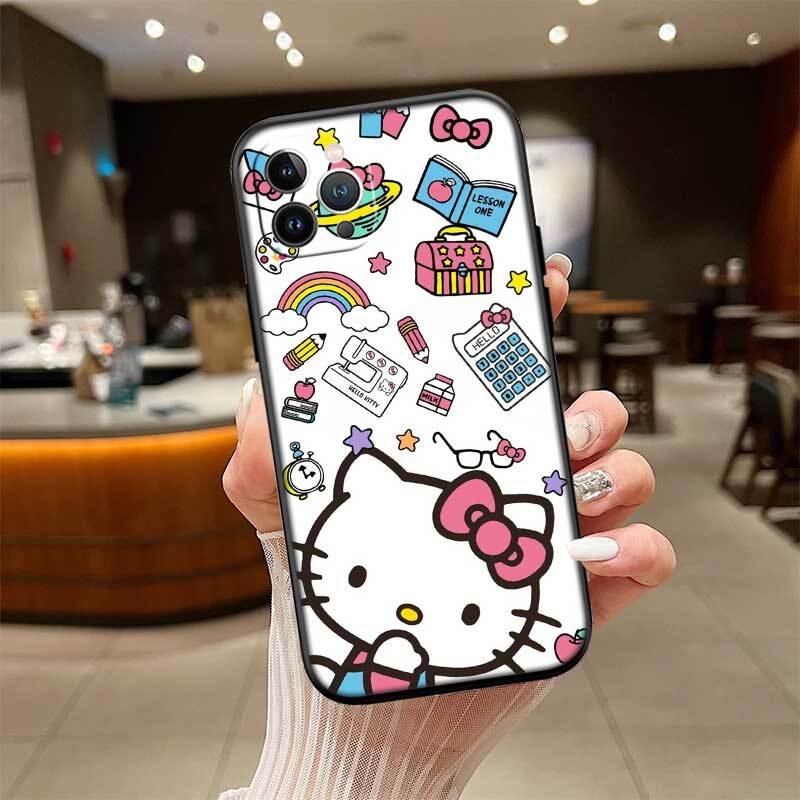 New Hello Kitty Case for Samsung Note 20 10 S25 Plus Ultra Lite FE M20 M21 M30 M31 M51 A11 A26 A51 A52 A53 A56 A70 A71 A72 A73