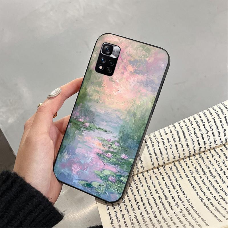 Claude Monet Garden Phone Case For Xiaomi Redmi note 13 12 Pro 11S 11 10 Pro 10S 12S Redmi 13 14C 10 13C