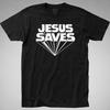 JESUS SAVES T-Shirt Tee Christ God King Keith Moon the Who Retro Classic 70s