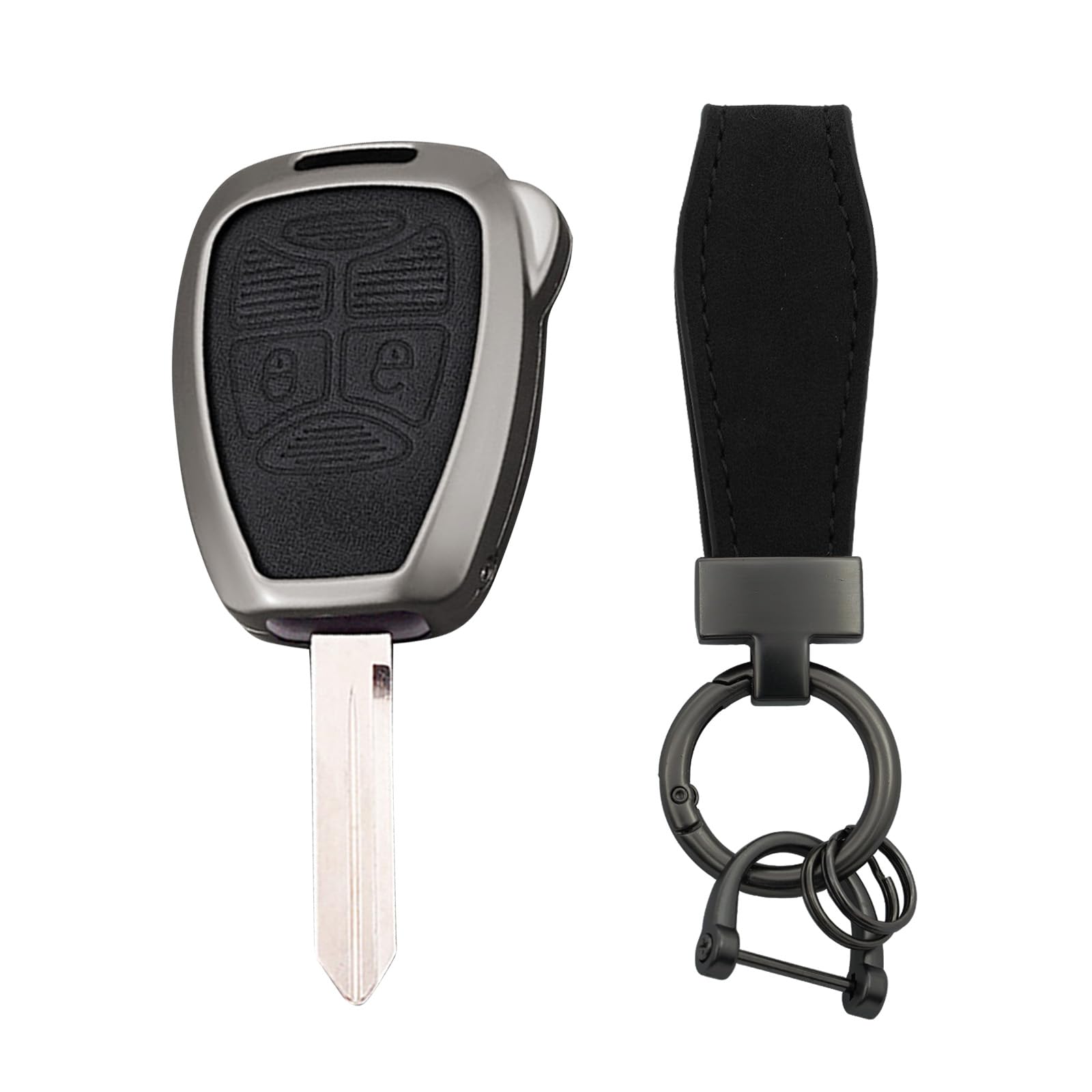 [TECART] Jeep Key Case Key Cover Jeep Commander Key Chain чёрный