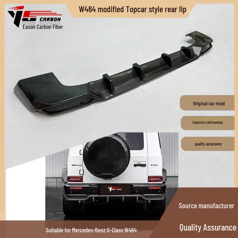Carbon Fiber Rear Lip for 2019+ Mercedes-Benz G-Class W464 (Topar Style)