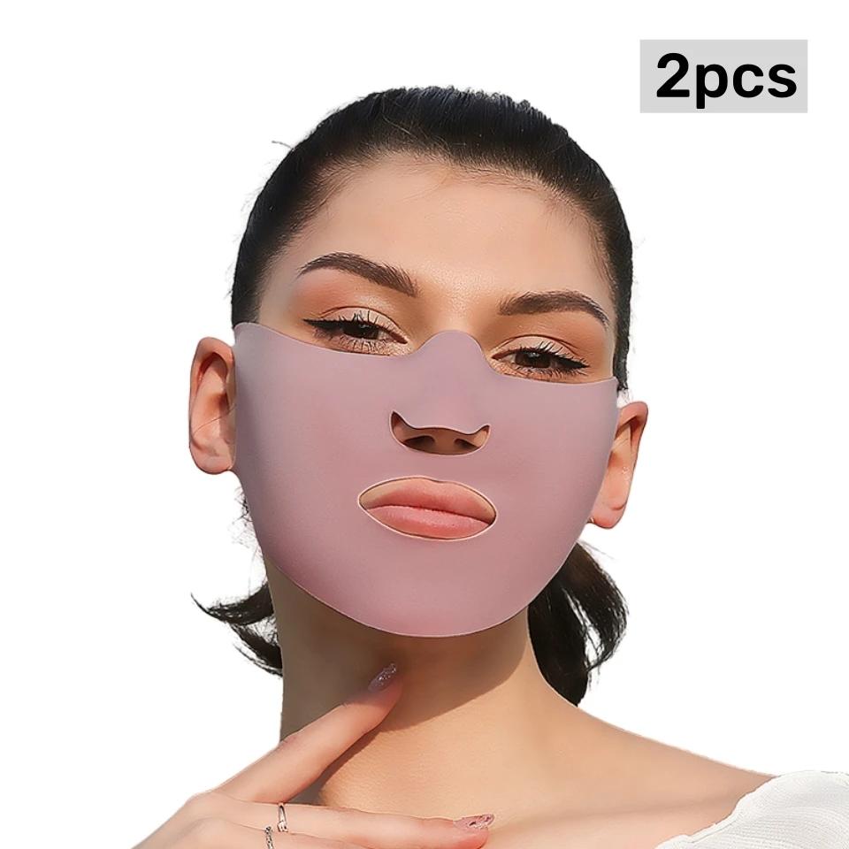 

2 шт./лот летние уличные солнцезащитные патчи для гольфа, охлаждающие увлажняющие патчи для лица, защита от ультрафиолета, маска для ухода за кожей, солнцезащитный крем сливовый