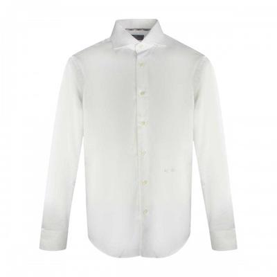 Aquascutum Men's Embroidered Logo Cotton Shirt