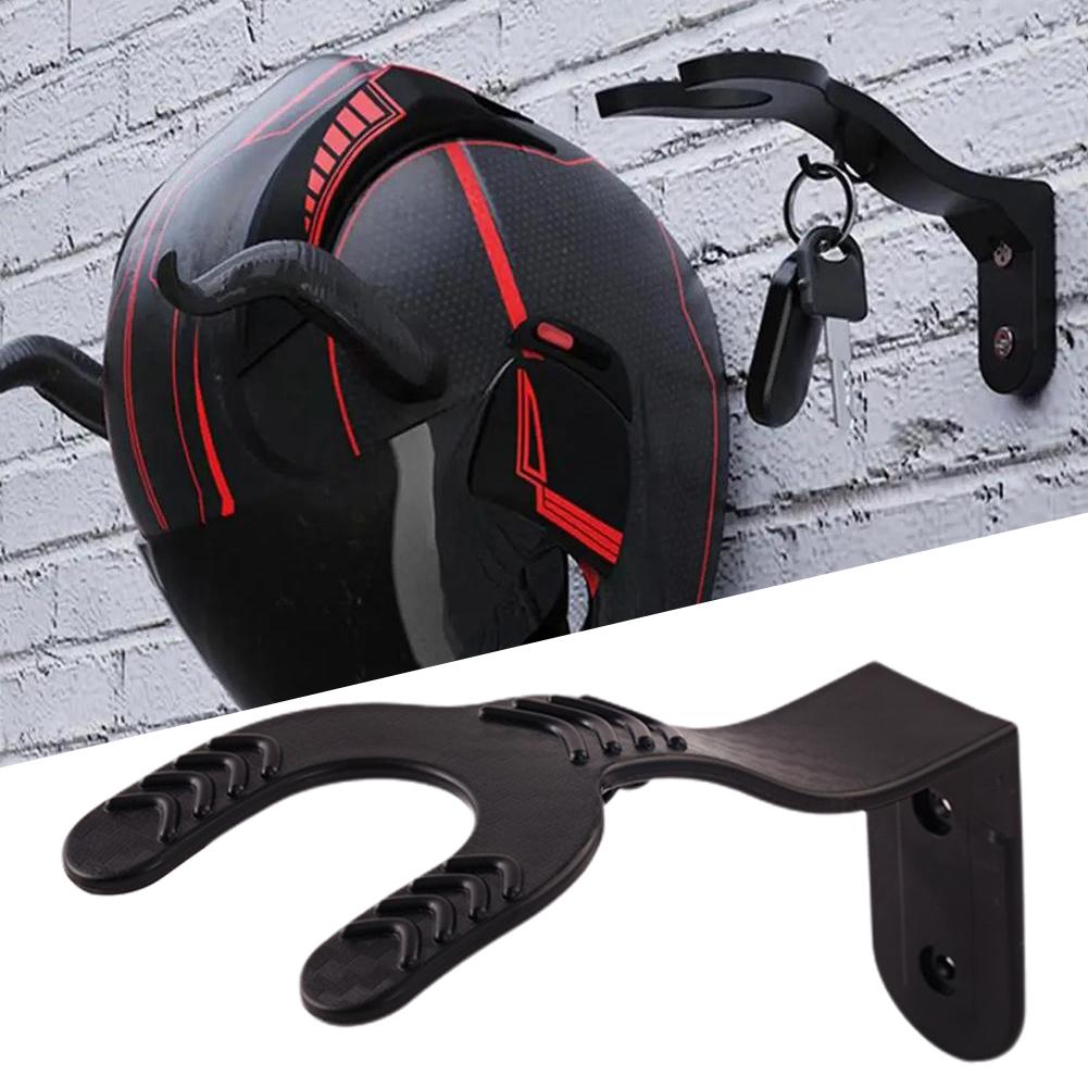 Helmhalter Wandmontage Wandmontierter Helmhalter für E-Bike/Motorrad Bohrfreier Sicherheitshaken Platzsparender Aufhänger