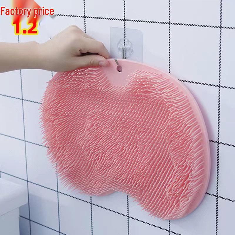 

Силиконовый настенный коврик для массажа стоп с присоской для ванны синий