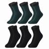 6 Pairs/Lot Solid Color Winter Warm Men Women Socks Thicken Thermal Socks Soft Plus Velvet Socks Casual Home Floor Snow Sock