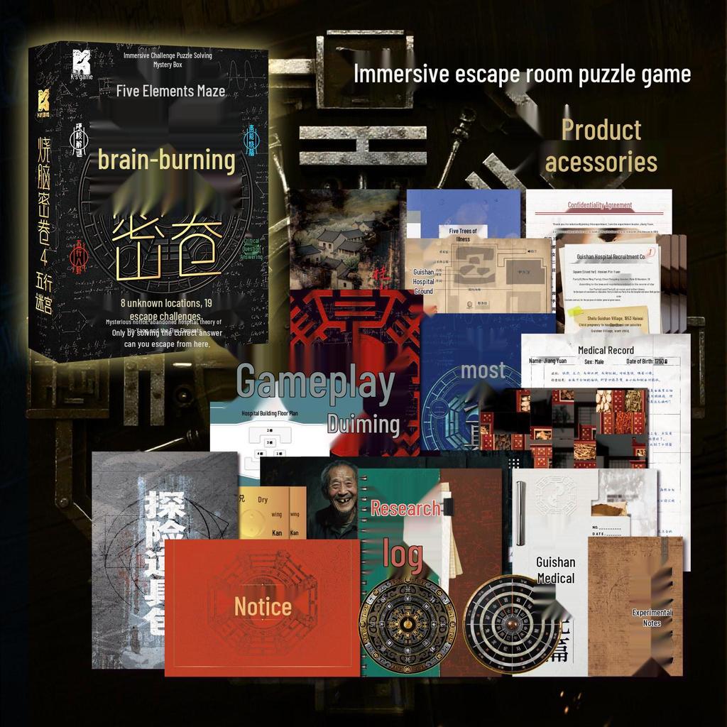 K's Mind-Bending Secret Scroll: Immersive Deduction Puzzle Game (Single & Multiplayer)