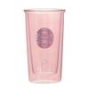Starbucks SAKURA2025 Double-Wall Heat-Resistant Glass, Pale Pink, 355ml, Sakura Design