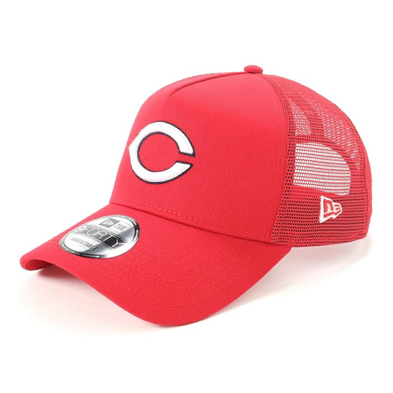 

[New Era] mesh cap japan professional baseball Toyo Carp/RD FREE 940AFTR NPB HIRCAR SCA WHI 25J