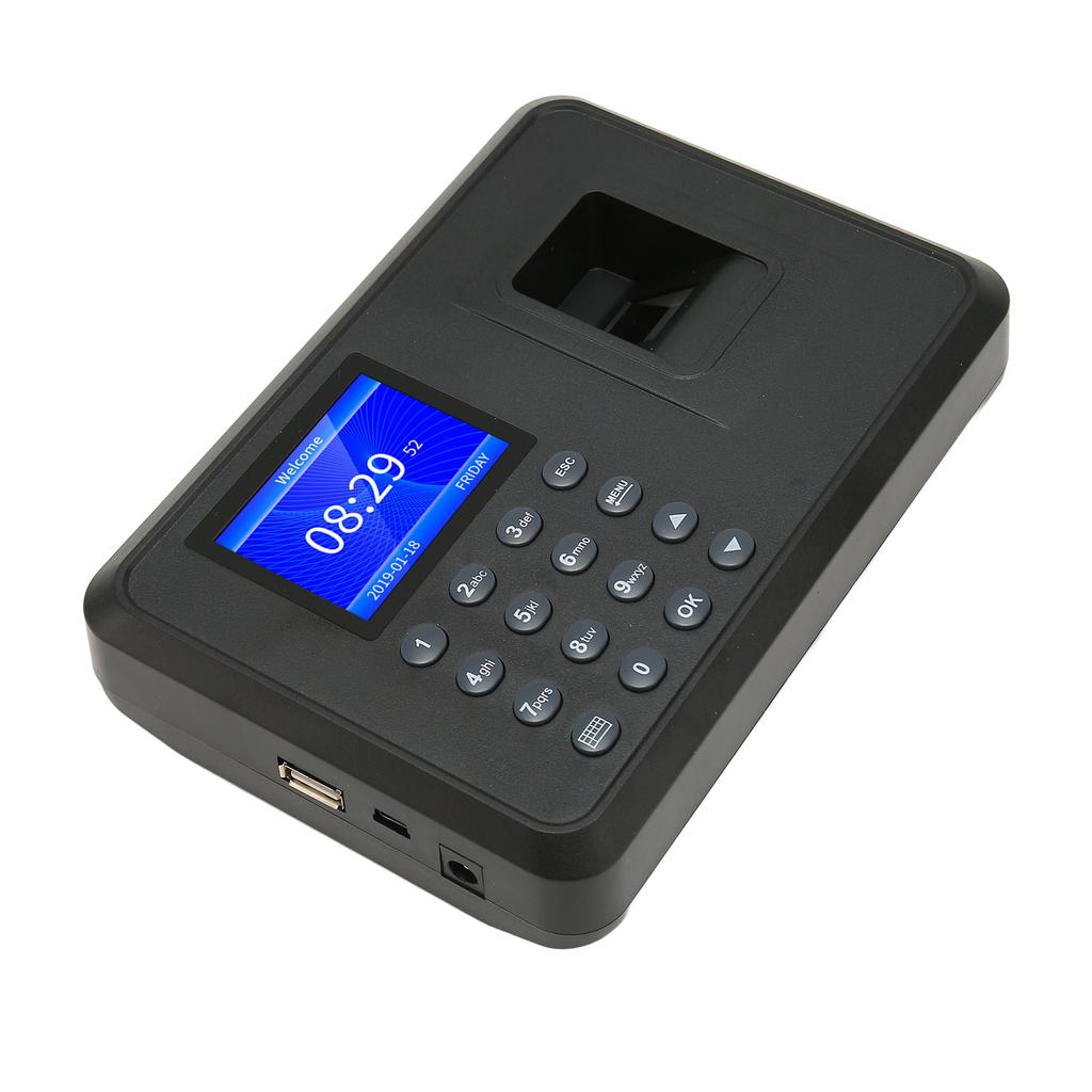 Fingerprint Attendance Machine 2.4 Inch 1000 User Capacity Name Display Biometric Fingerprint
