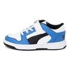 Puma Rebound Layup Lo Zapatillas de Baloncesto Cómodas de Caña Baja para Niños Zapatillas para Niños Blanco Azul Negro 370492-06