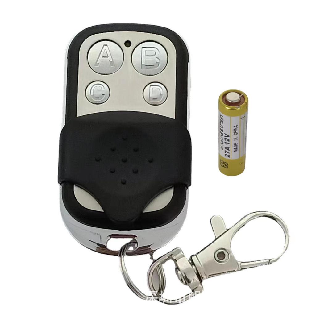 Telecomando Clonatore Alta Potenza 433MHz per Porte da Garage, Batteria 12V Inclusa