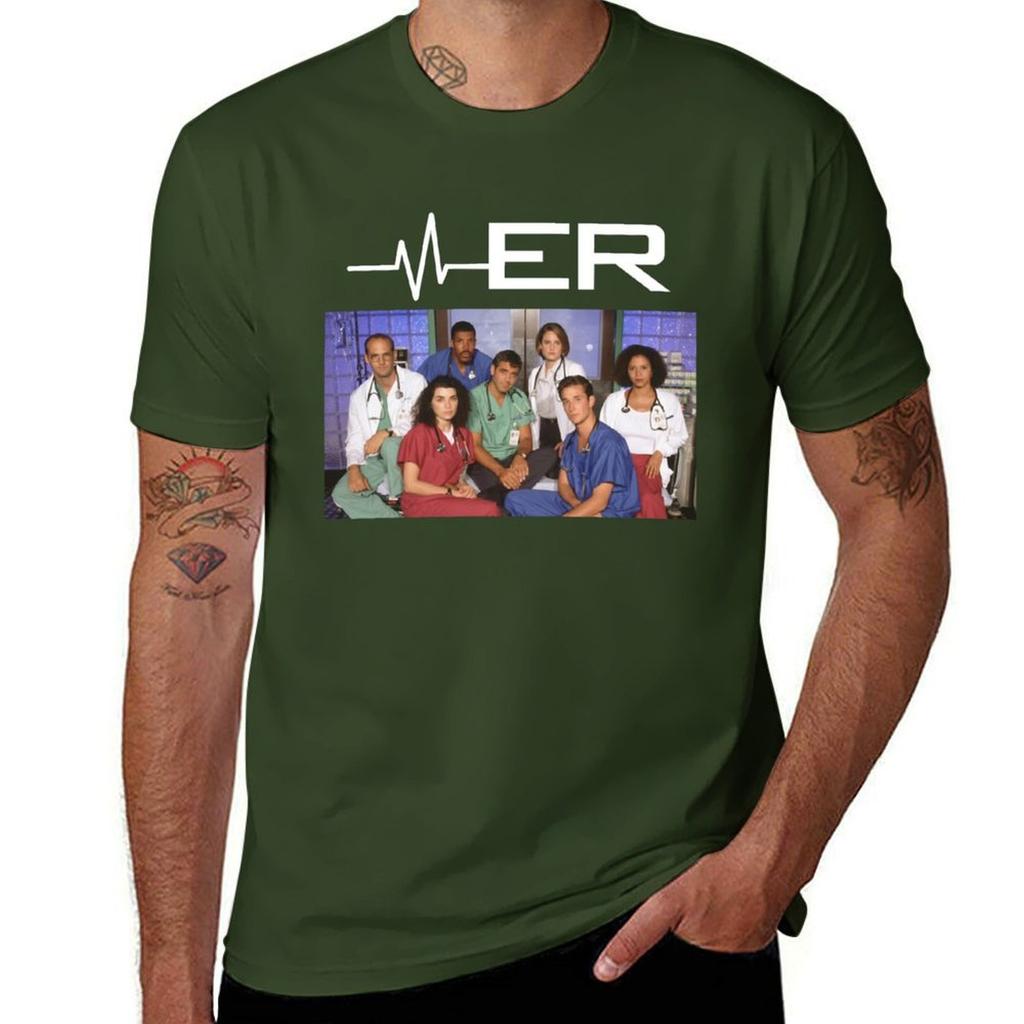 ER Tv Show Tshirt Aesthetic Clothes Aesthetic Clothing Men Graphic T Shirts