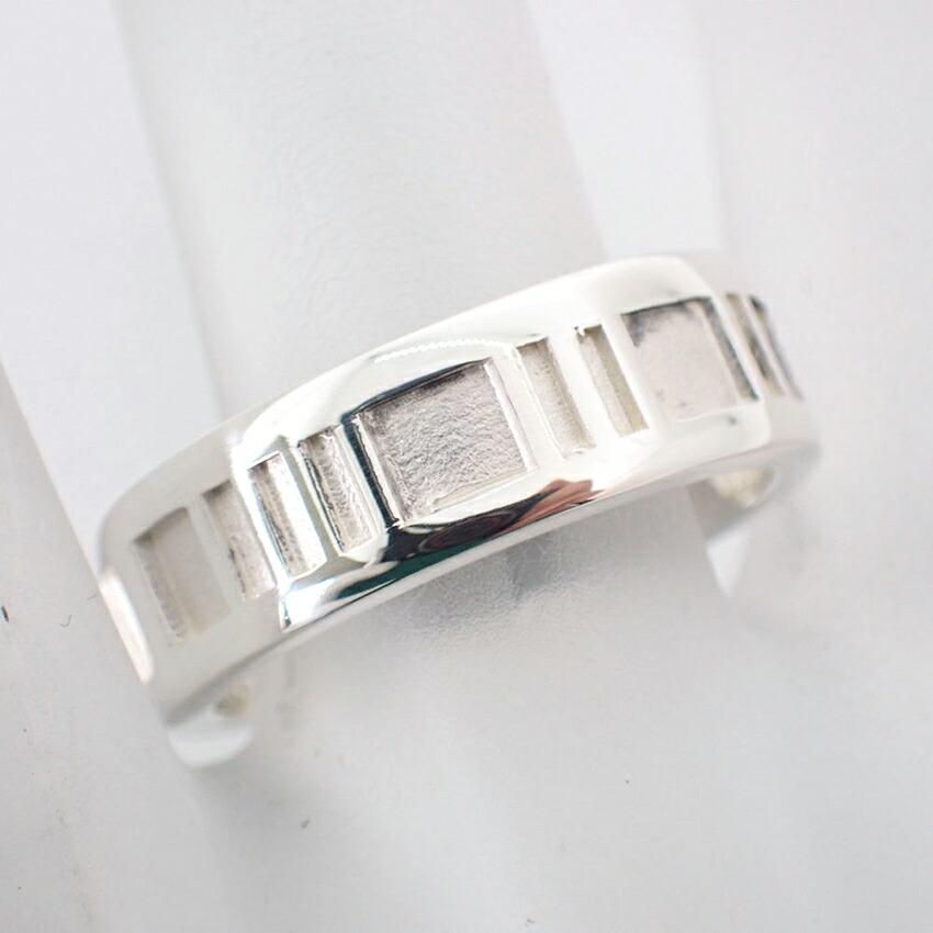[Used] TIFFANY 925 Atlas Ring, Size 13.5, J43-5