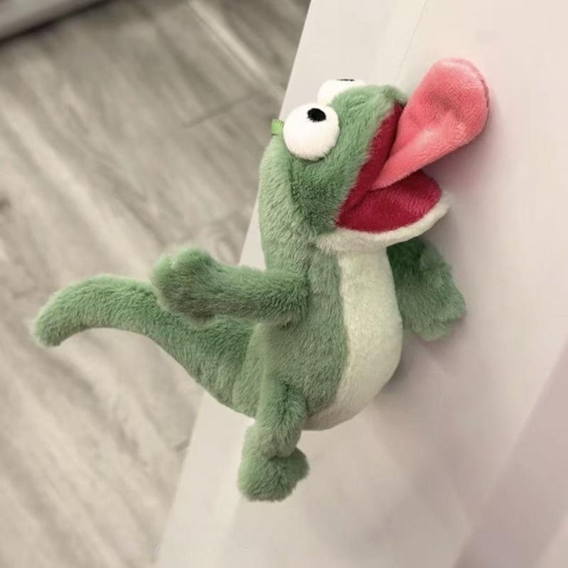 Magnetic Sounding Lizard Plush Doll Cute Cartoon Doll Pendant