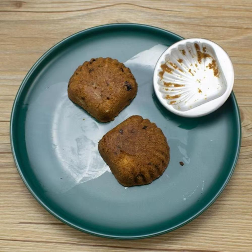 6pcs Easy To Demold Shell Baking Mold Corrosion Resistant Cake Baking Pan Pudding Mold  Jelly