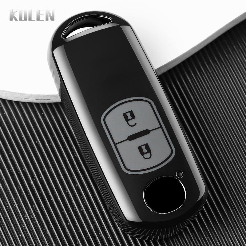 New Tpu Car Key Case Cover Fob For Mazda 2 3 5 6 Bl Bm Gj Atenza Axela Demio Cx-3 Cx3 Cx-5 Cx5 Cx7 Cx-9 Cx8 Protected Shell Bag