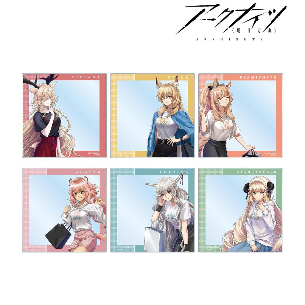 Arknights Original Illustration Shopping Ver. Trading Acrylic Card ver.B 6-Piece Box