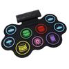 9 Pads Electronic Drum Set Educational Rechargeable Built in Speaker Headphone Bluetooth USB MIDI Ro