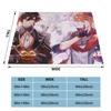 Anime Breathable Super Warm Soft Blanket for Bedding Travel Blanket Flannel