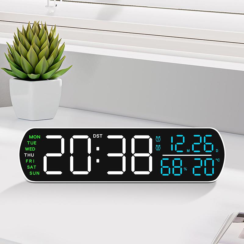 Multifunctional Alarm Clock LED Clock Multifunctional Electronic Clock Simple Desktop Digital Clock Clock