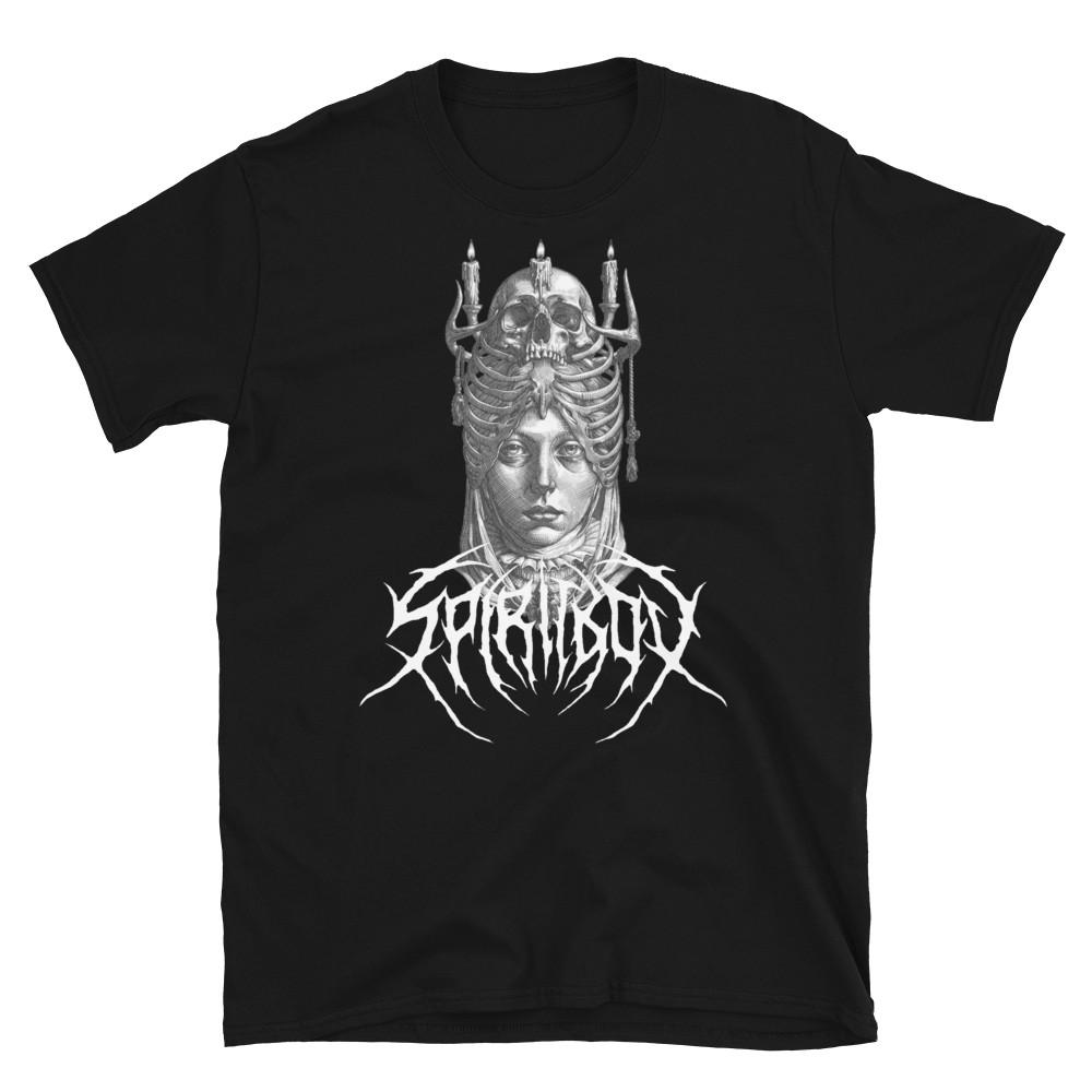 

Spirit Box Tshirt Death Metal Death Core Merch 100% Cotton Black New Shirt Unisex T-Shirt L