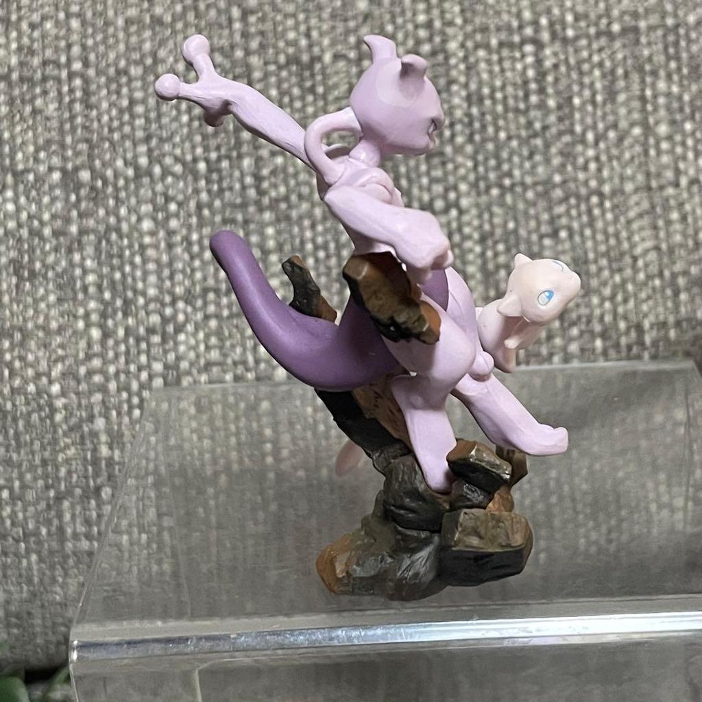 [USED] Let's Go Pikachu Eevee GEO Bonus Mew & Mewtwo Figure