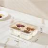 Plastic Storage Box Multi Grids Fridge Food Divider Box for Dumpling Vegetable Fruit Seasoning