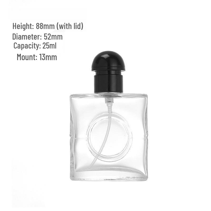 50ml Transparent Glass Spray Bottles for Perfume