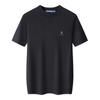 MONTAGUT Men's Merino Wool Blend Short-Sleeve Pullover Sweater