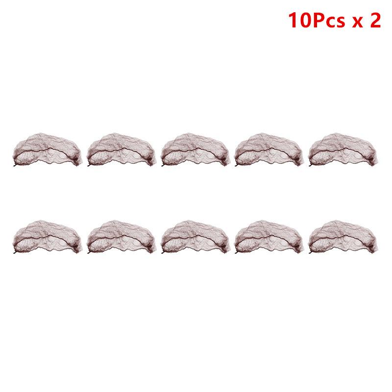 10-100Pcs Elastic Nylon Hairnet Hair Nets For Wigs Weave Invisible Hair Soft Lines Dancing Hairnet for Bun Hair Styling Tools