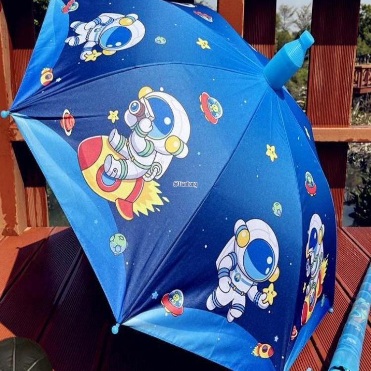 Parasol przeciwdeszczowy Księżniczki Aishy z Krainy Lodu dla dziewczynek - Długi uchwyt, Idealny dla przedszkolaków i uczniów szkół podstawowych