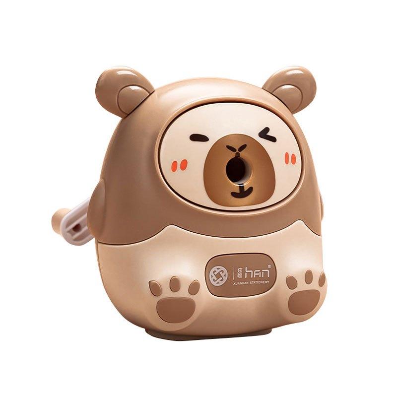 Capybara Kawaii Manual Pencil Sharpener, No Electricity Required, Desk Stationery Accessory for Office and School, Cute Animal Design