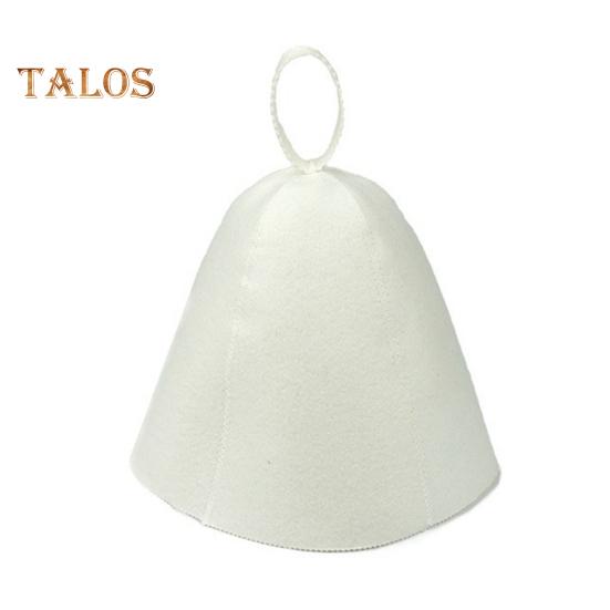 

Фетровий капелюх-сунна Унісекс Шапка-парник Теплоізоляція Еластична водопоглинаюча шапка для сушіння волосся Однотонні аксесуари для гідромасажної ванни білий