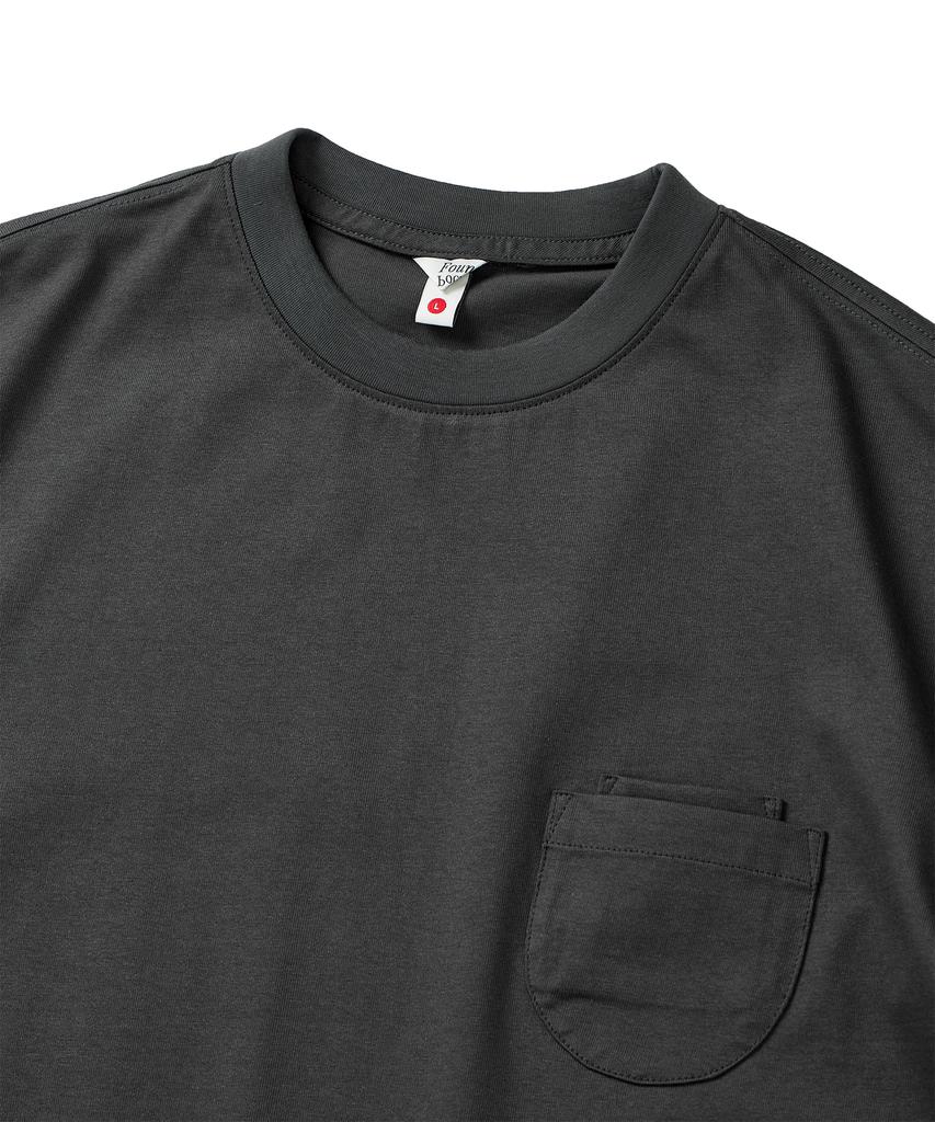 FOUNDPOCKET Fpp Pocket Crew T-Shirt Gray