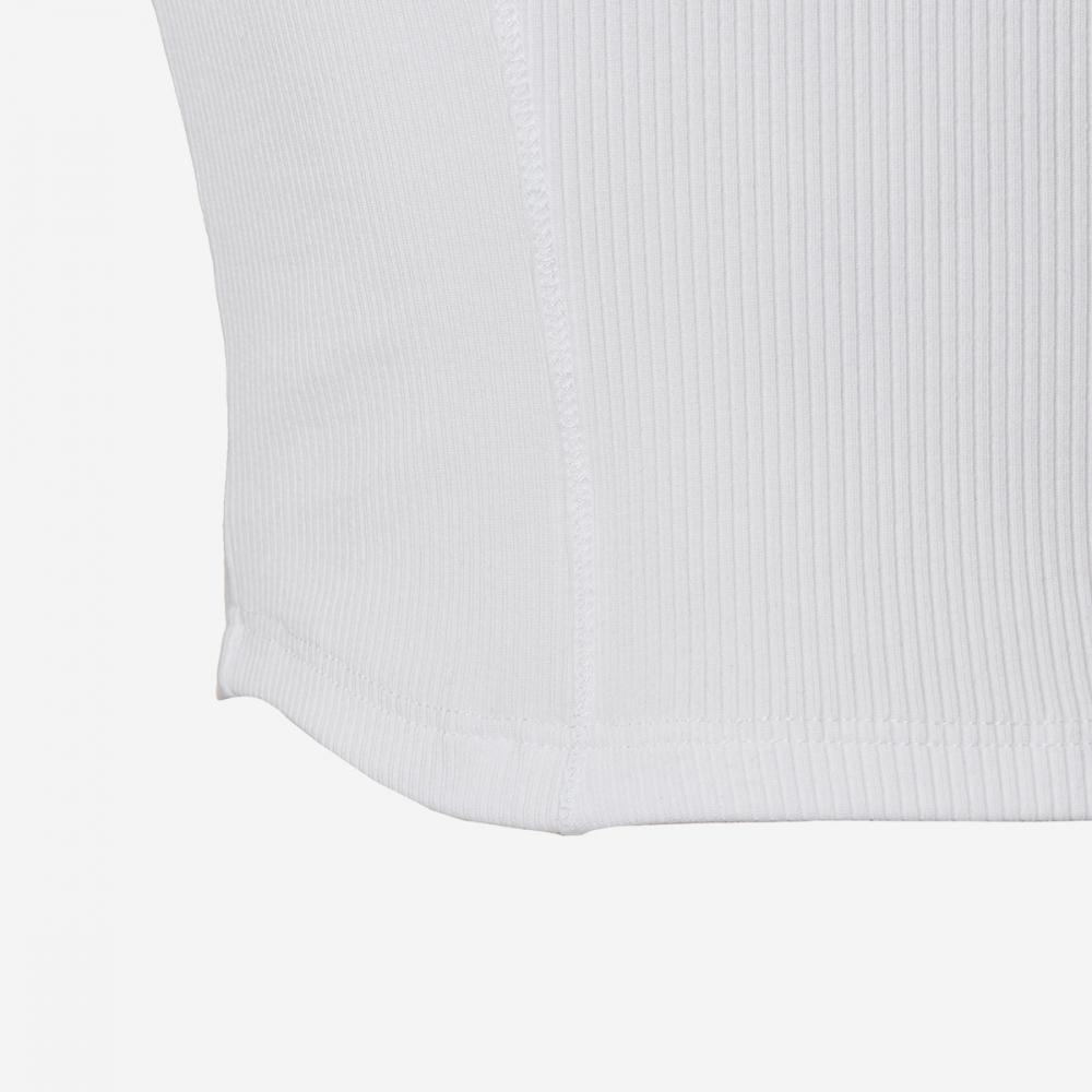 New Balance Women S Summer Ribbed T ShirT  Slim fiT  Nbnee2w502   39  Ivory