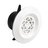 For Home Ventilation Round Air Vent Grille Adjustable Air Vent White ABS Material Control Of Air Flow Fly Screen