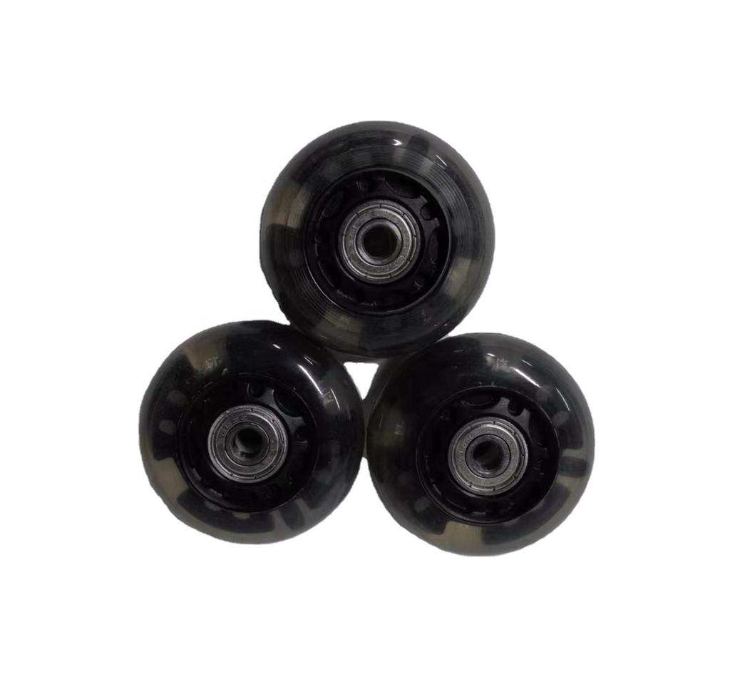 YSMLE Stock 76mm 68MM Inline Skate Wheels Kids Skate Flash Replacement Wheels