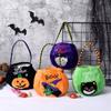 Kids Witch Elf Pumpkin Handbag Gift Bag Halloween Candy Bag Trick Or Treat