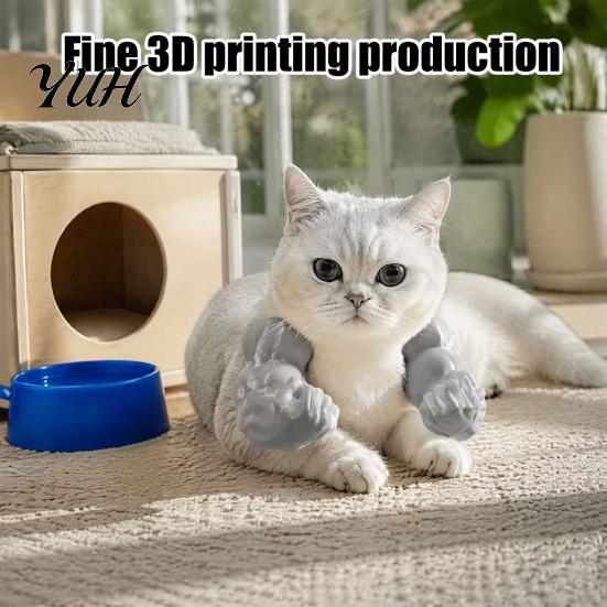 Lightweight Cat Props 3D Printed Hulk Arms Costume Accessory, Funny Muscular Muscle Pet Photo Prop, Novelty Cute Shoulder Decor for Photography Cats