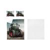 Tractor Pattern Grinding Three-Piece Quilt Cover Digital Printing Kit Quilt Cover Pillowcase Bedding