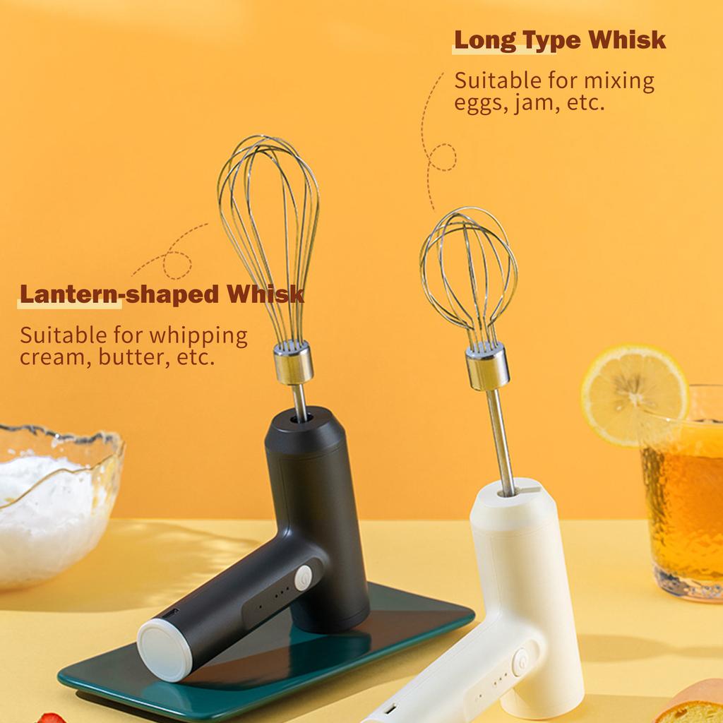 Electric   with Two Wire Beaters Food Beater Whisk 3 Speeds Upright Wireless Handheld Mixer with Egg Separator for Baking Cake Egg Cream