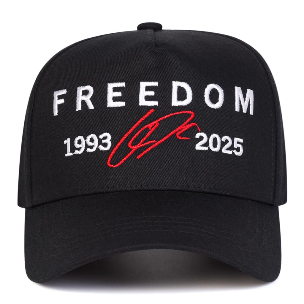 Unisex Freedom Letter Embroidery Baseball Caps Spring Autumn Outdoor Adjustable Casual Hats Sunscreen Hat Sports Cap