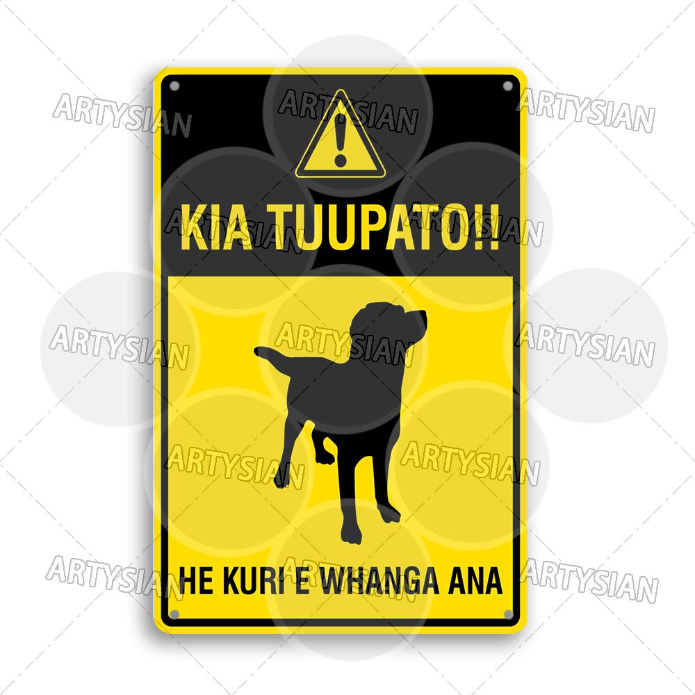 Beware of Dog Warning Metal Sign No Dogs Allowed Do Not Leave Dog Pet safety Dog Friendly Café Guide Dods Welcome Plaque