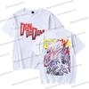 Anime Dandadan Okarun T-shirt Men Women Japanese Comic Ken Takakura Tops Tees Fashion Double Sided Graphics Dandadan Tshirt Gift