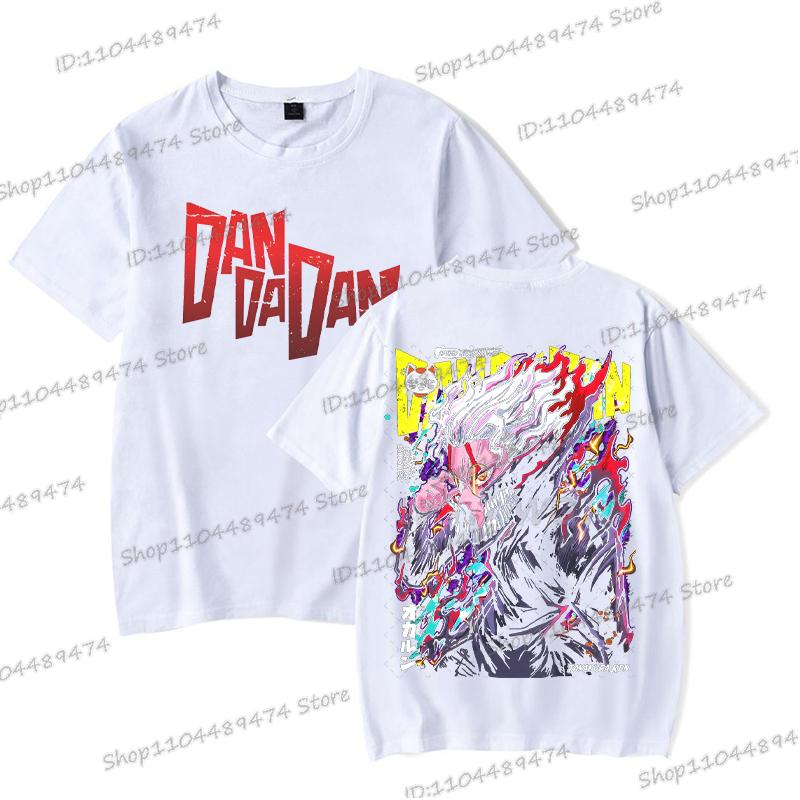 Anime Dandadan Okarun T-shirt Men Women Japanese Comic Ken Takakura Tops Tees Fashion Double Sided Graphics Dandadan Tshirt Gift