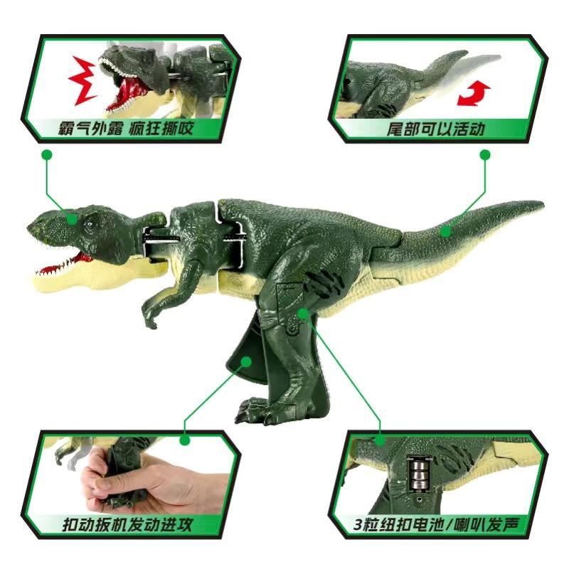 Kids Relaxation Dinosaur Zazaza Plaything Creative Battery-Free Telescopic Spring Swing Fidgeting Toys Christmas Gifts For Kids